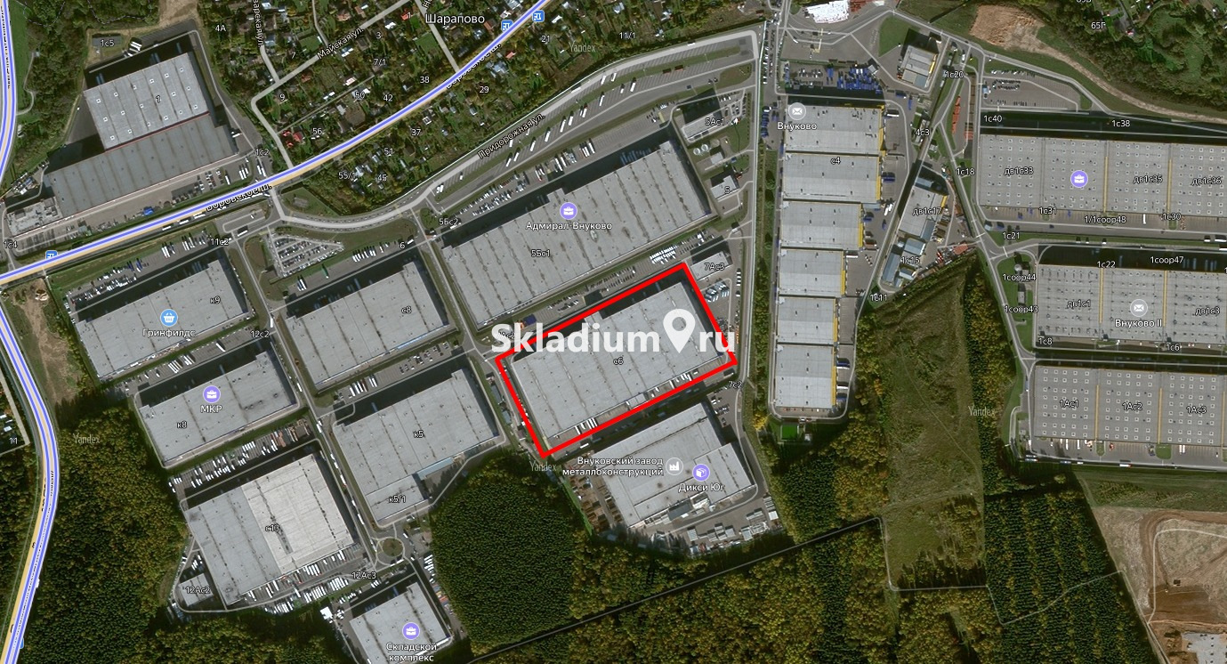 Складской комплекс Внуково Москва, поселение Марушкинское, деревня Шарапово, ул Придорожная, д 6 стр 1 фото