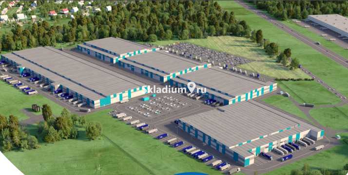 Складской комплекс ИНДУСТРИАЛЬНЫЙ ПАРК ЮГ «ВАЛИЩЕВО» Московская обл, Подольск, деревня Валищево, ул Весенняя фото